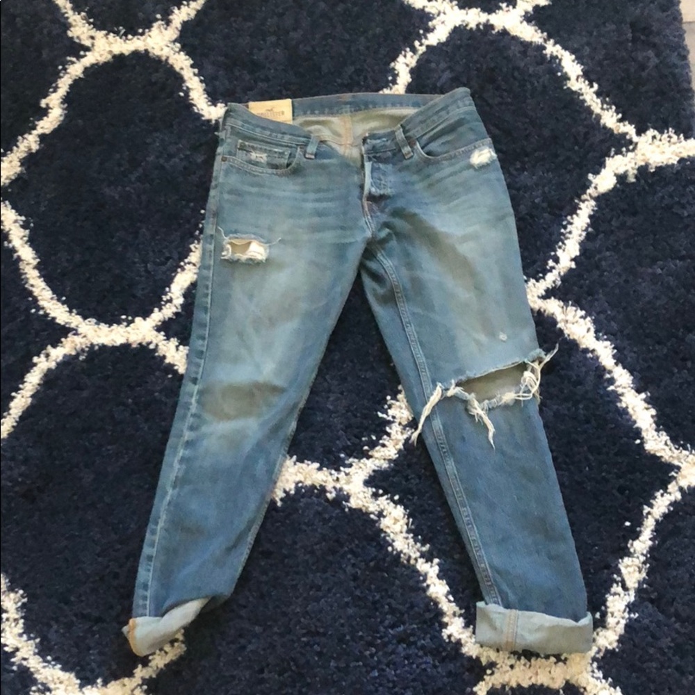 Distressed Hollister Jeans